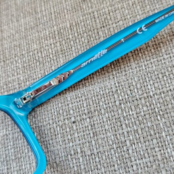 Arnette Optical Men Eyeglasses MOD7038 Black/Blue 51[]16 130 Glasses NEW - Picture 9 of 10